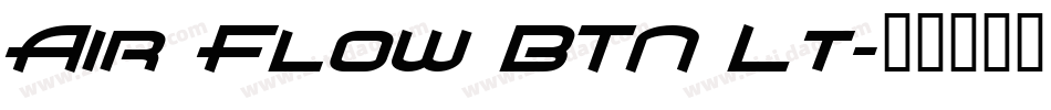 Air Flow BTN Lt字体转换
